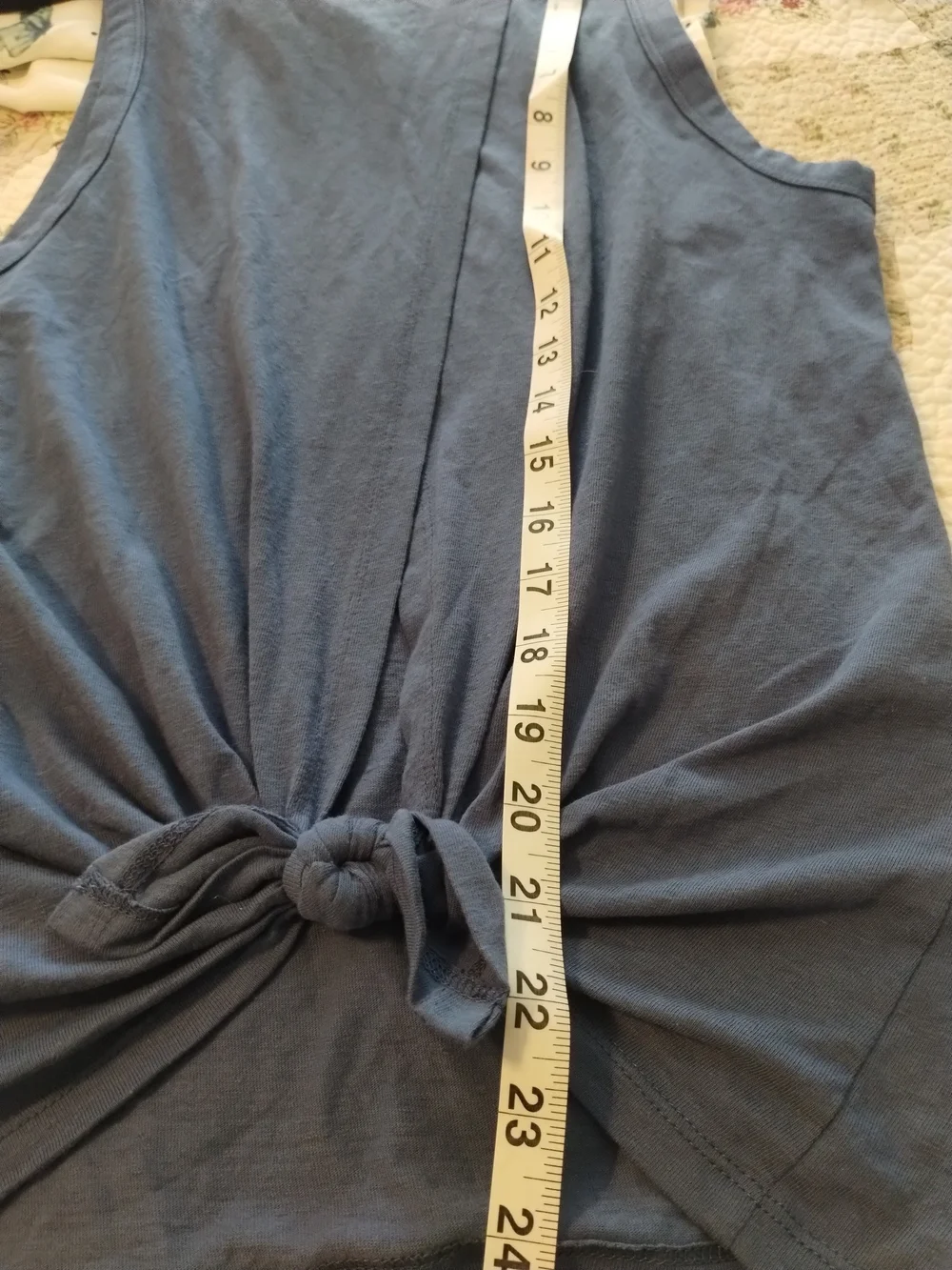 J. Crew Blue Crewneck Tank Top
